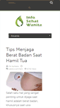 Mobile Screenshot of infosehatwanita.com