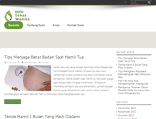 Tablet Screenshot of infosehatwanita.com